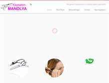 Tablet Screenshot of kapsalonmanolya.nl